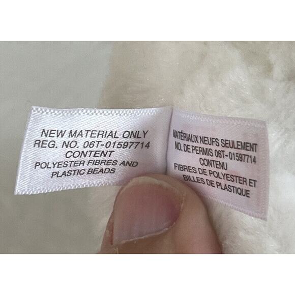 TY Beanie Boos 6" TABOR the Pink & White Tiger Plush Stuffed Animal Toy NWT - Picture 8 of 9